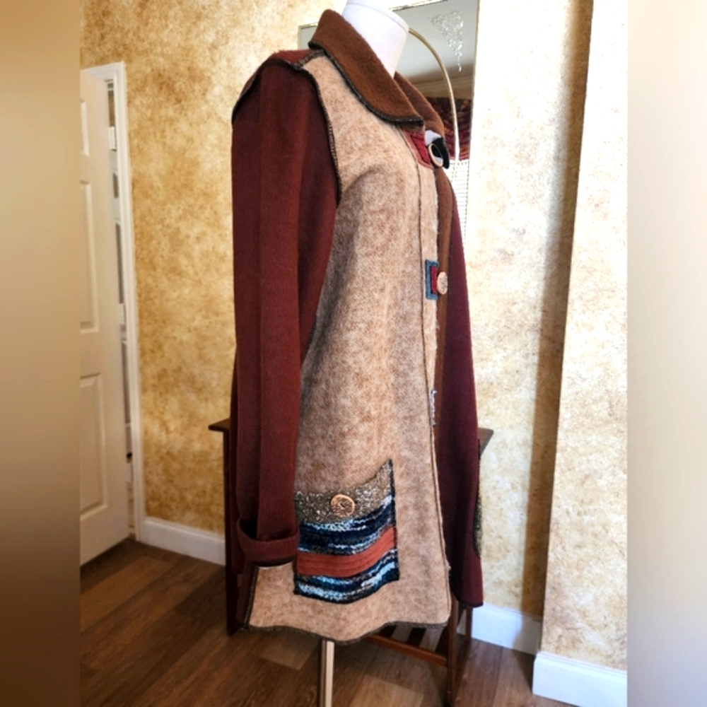 Never Worn- Fun & Funky Long Jacket!! - image 2